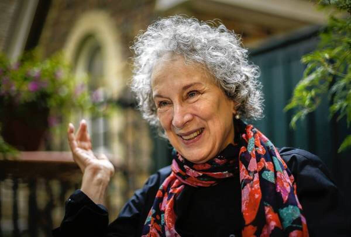 Author Margaret Atwood.