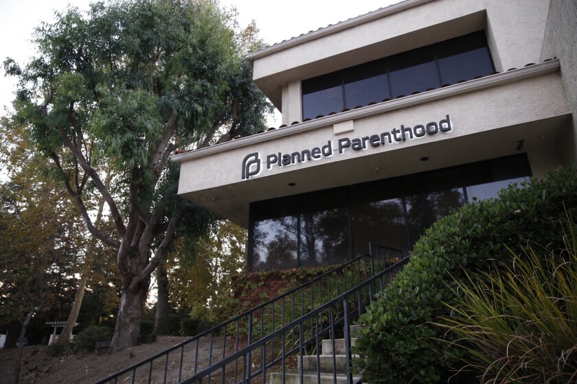 Planned Parenthood offices in Thousand Oaks on October 2.
