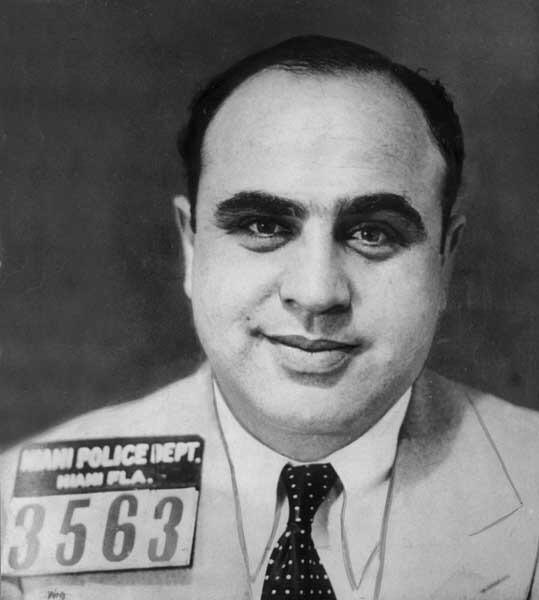 One boss you don't want to cross; Al Capone kept his foes on their toes.