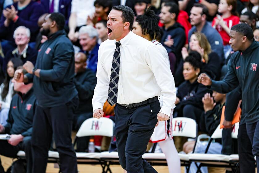 Harvard-Westlake coach David Rebibo is ready to bring the passion during the Open Division basketball playoffs.