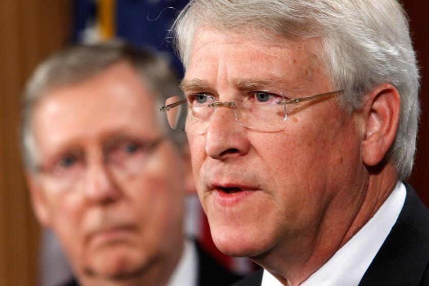 An envelope addressed to the congressional office of Republican Sen. Roger Wicker of Mississippi tested positive for the deadly poison ricin, according to published reports.