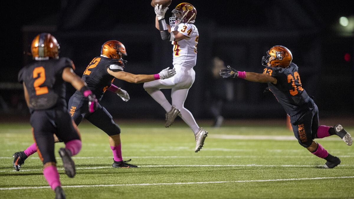 Estancia's Lucas Pacheco earns Orange Coast League Special Teams MVP in  football - Los Angeles Times