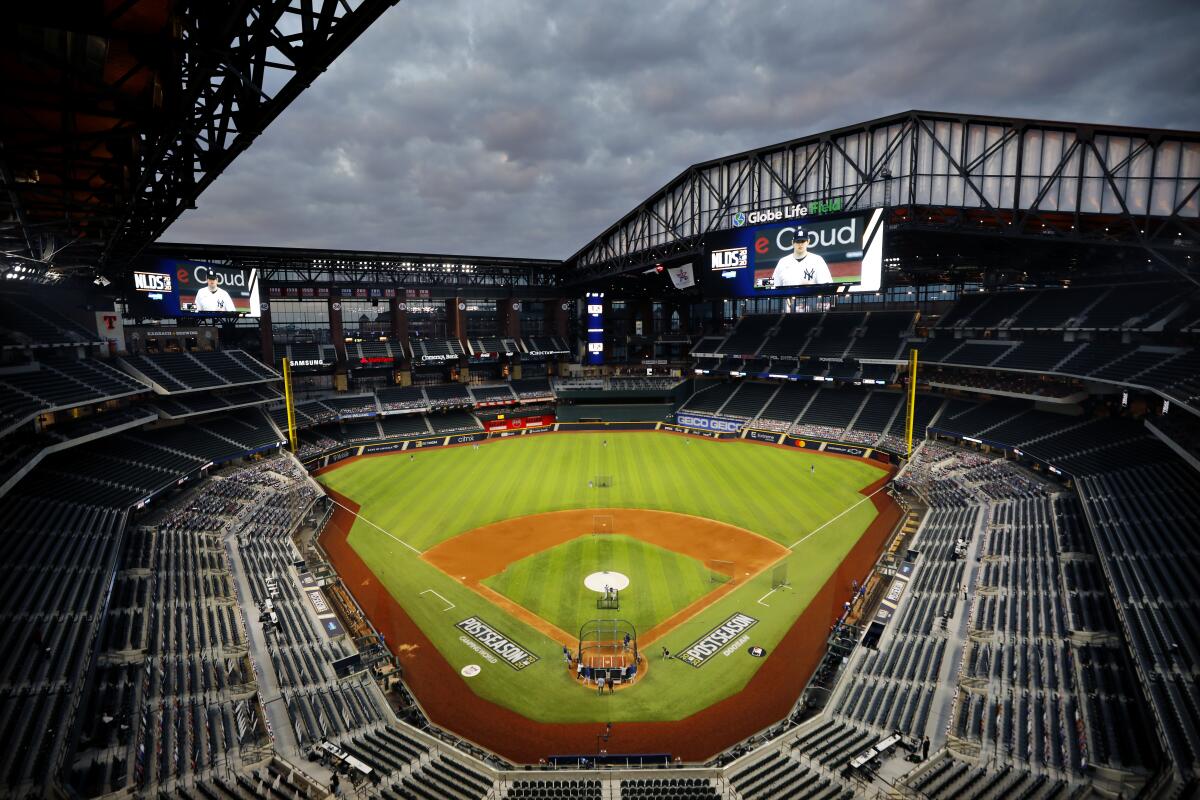 Globe Life Field in Arlington, Texas.