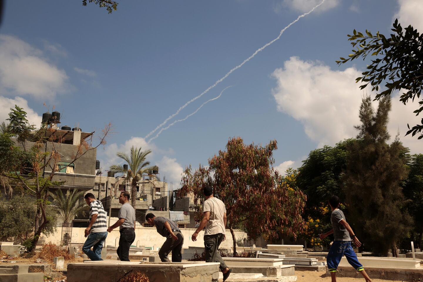 Funeral for Gaza family killed in bombing