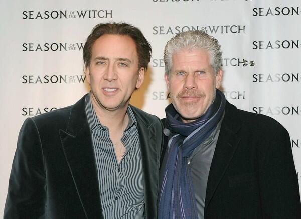 Tuesday night marked the witching hour for Nicolas Cage and Ron Perlman as they gathered with costars for the "Season of the Witch" premiere in New York. The haunting film follows 14th century knights as they transport a woman who is suspected of being a witch and starting the black plague.