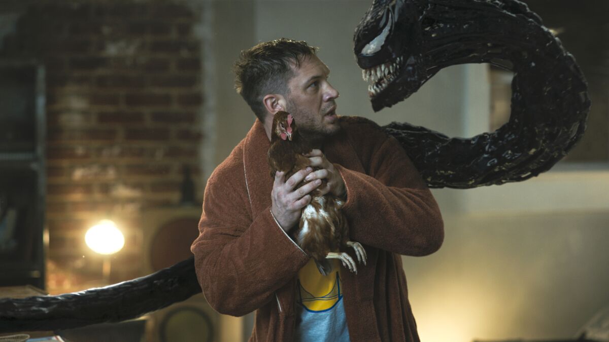 Tom Hardy in “Venom: Let There Be Carnage”
