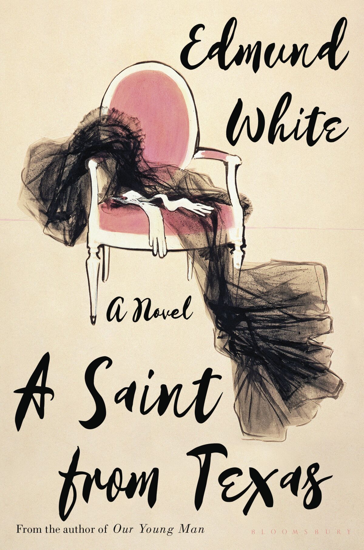 This cover image released by Bloomsbury shows "A Saint from Texas," by Edmund White. (Bloomsbury via AP)
