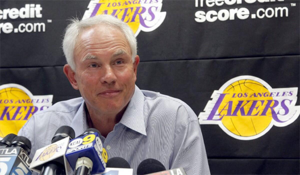 Lakers General Manager Mitch Kupchak said there have been no contract extension talks between the organization and Kobe Bryant, who is entering into the final year of his deal.