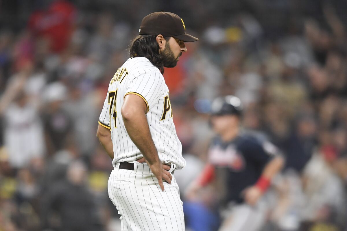 Padres eliminated from postseason contention with loss The San Diego