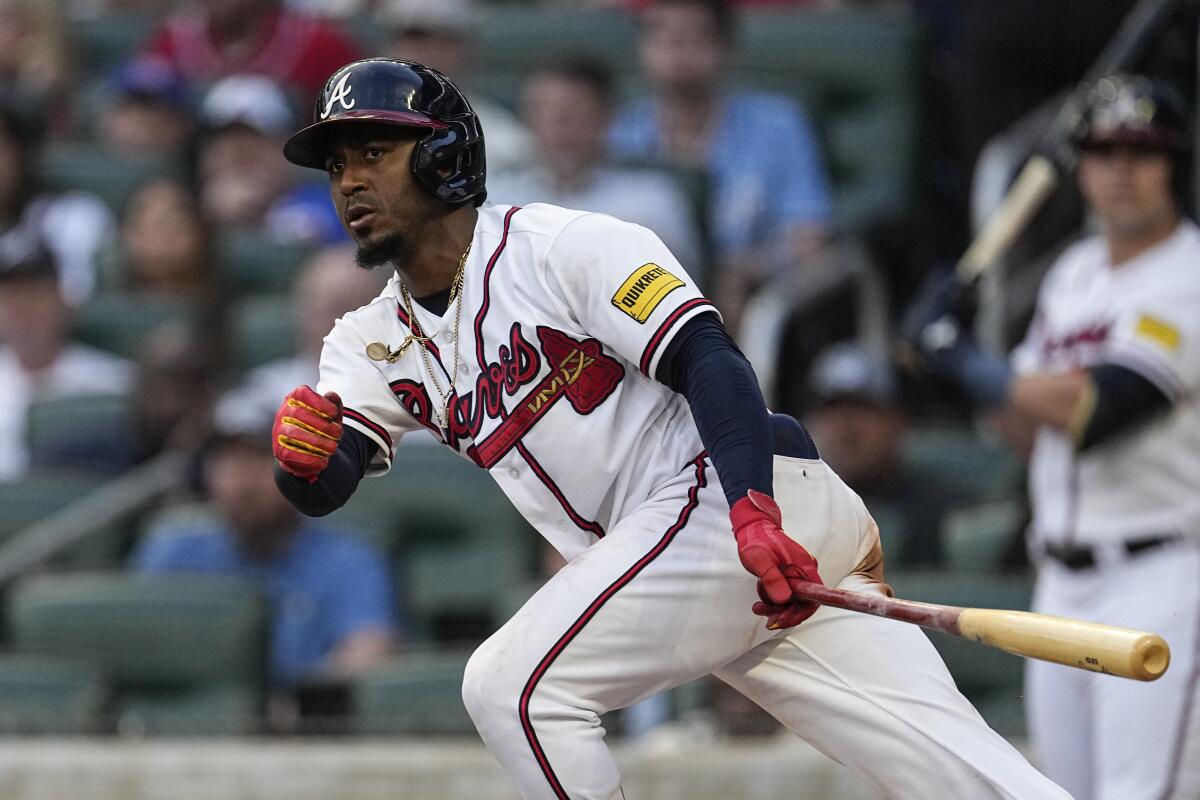 Ozzie Albies, AJ Smith-Shawver lead the Braves to an 8-3 win over the  Rockies - The San Diego Union-Tribune