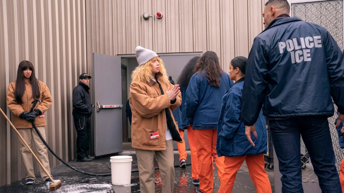 Natasha Lyonne in a scene from the Netflix series "Orange Is the New Black."
