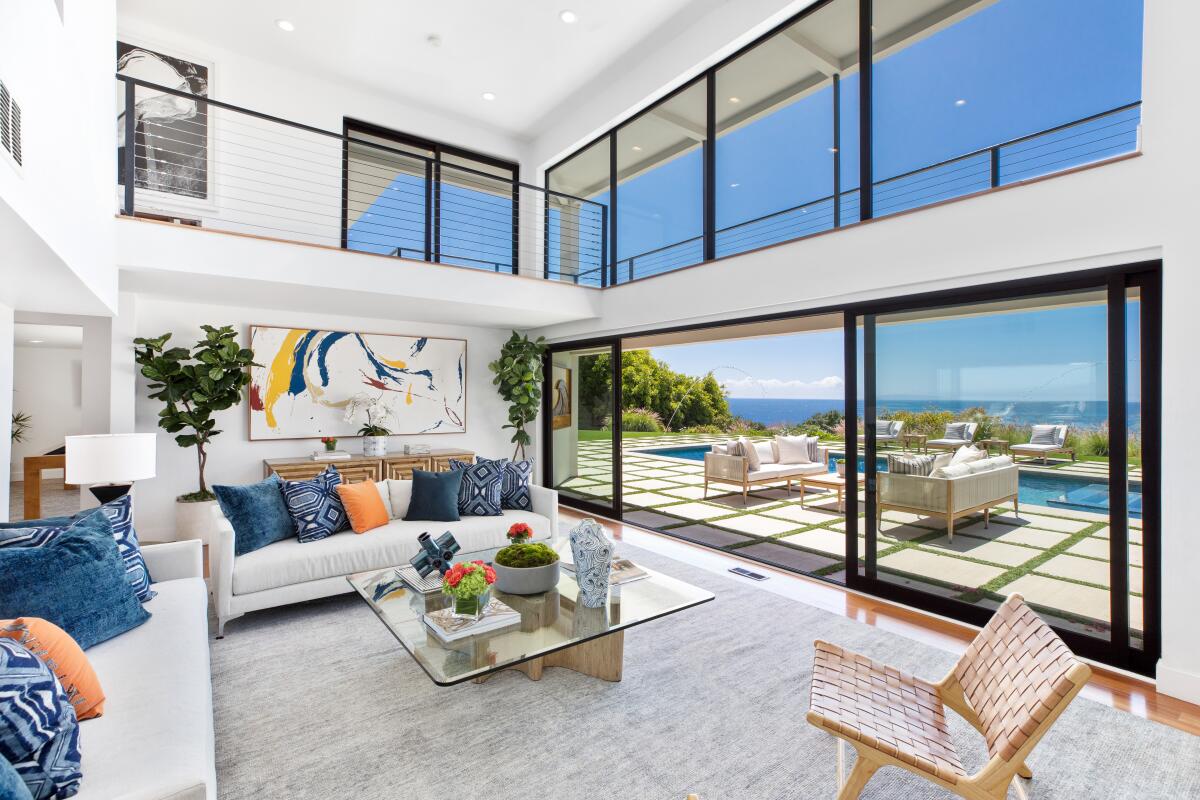 A light-filled contemporary home with ocean views.