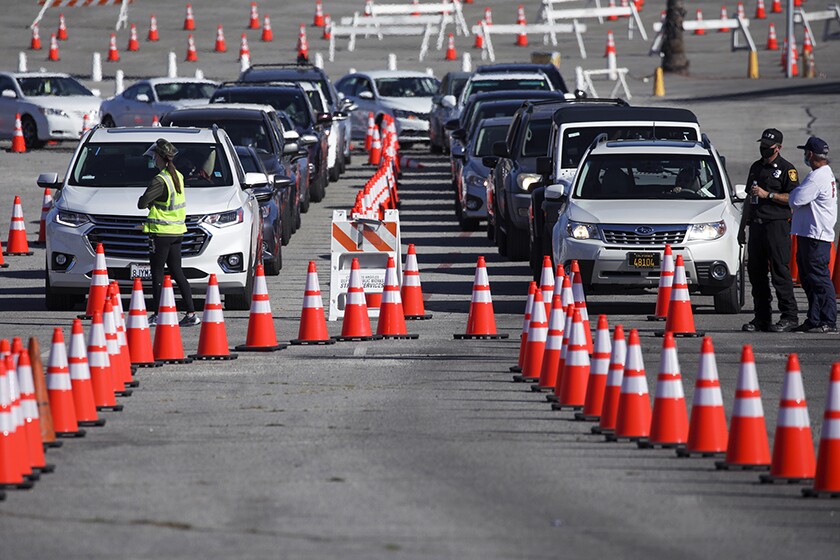 L.A. County reports 1,313 new coronavirus cases as positivity rate continues to decline