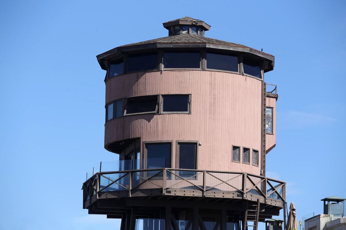 The Water Tower House on 1 Anderson St. in Seal Beach.
