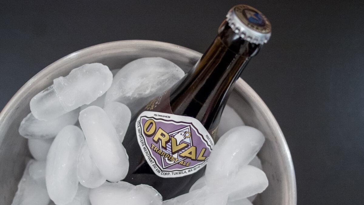Orval is a Belgium-brewed bubbly perfect for any New Year's Eve celebration.