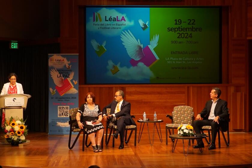 Un momento de la conferencia de prensa de la nueva edición de LéaLA.