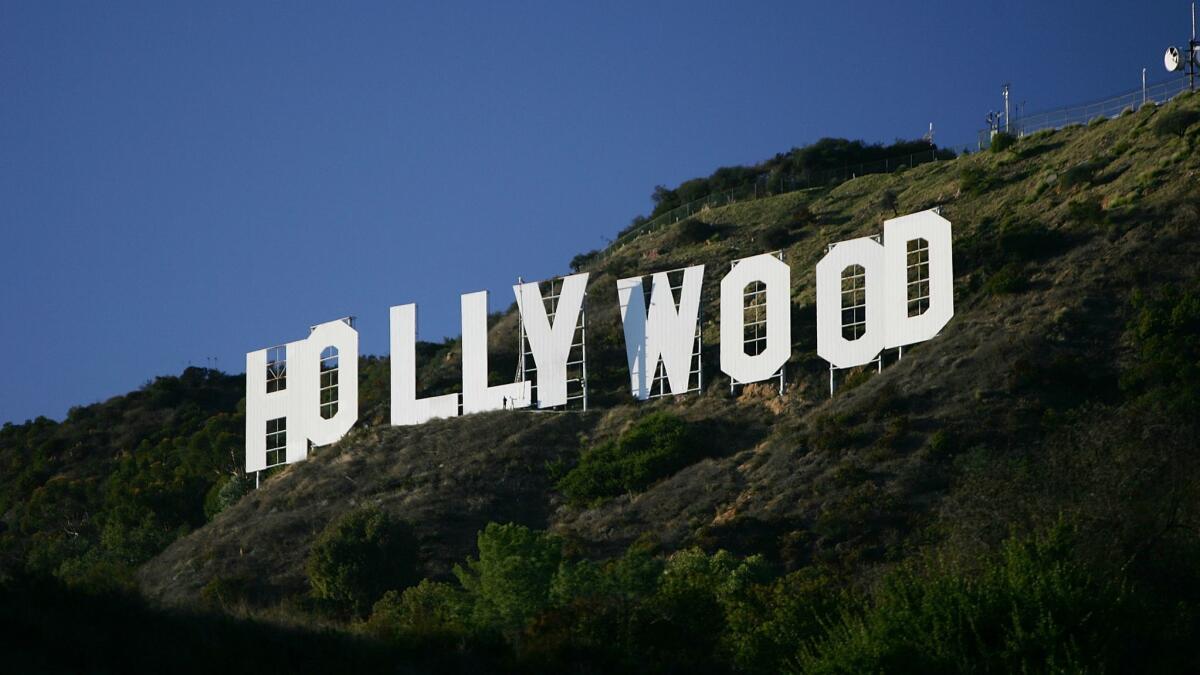 Hollywood sign's letters are 49 feet tall.