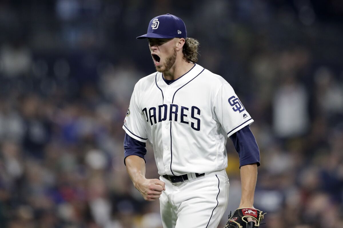 Padres pitcher Chris Paddack can get pretty fired up, and he has reason to for his upcoming start against the Marlins.