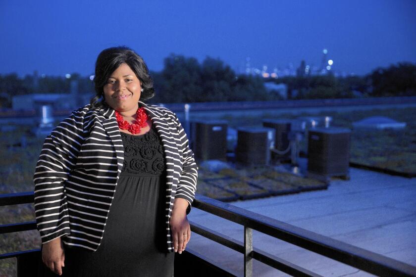 Christina Marshall dreams of launching a clothing company for full-figured women.