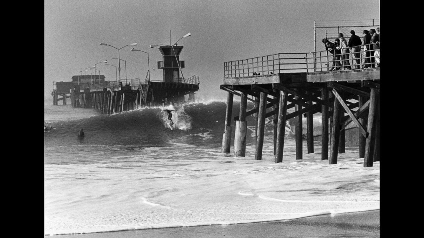 Shooting the pier