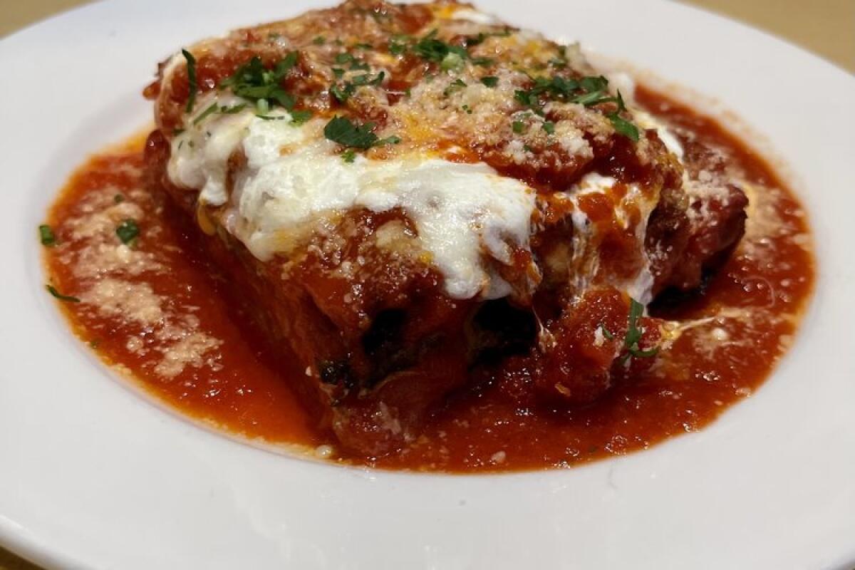 Little Dom's is offering holiday takeout meals that include meat Bolognese or smoked veggie lasagna.