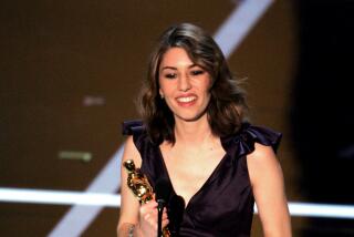 February 29, 2004. Best Original Screenplay winner Sofia Coppola.