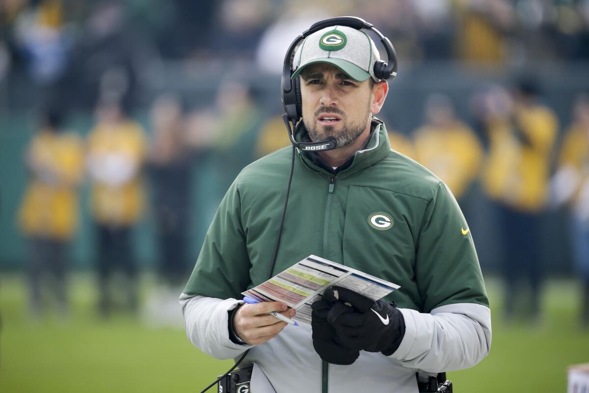 LaFleur has made big impact in 1st year as Packers coach - The San Diego  Union-Tribune