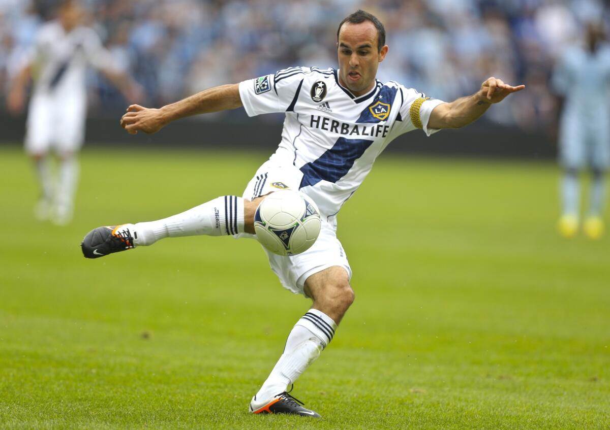 Landon Donovan assisted on a Marcelo Sarvas goal in the 65th minute to give the Galaxy at 1-0 lead over the Portland Timbers. After three more second half goals, the Galaxy settled for a 2-2 draw with Portland.