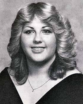Terri Schiavo in her 1981 Archbishop Wood High School yearbook in Warminster, Pennsylvania.