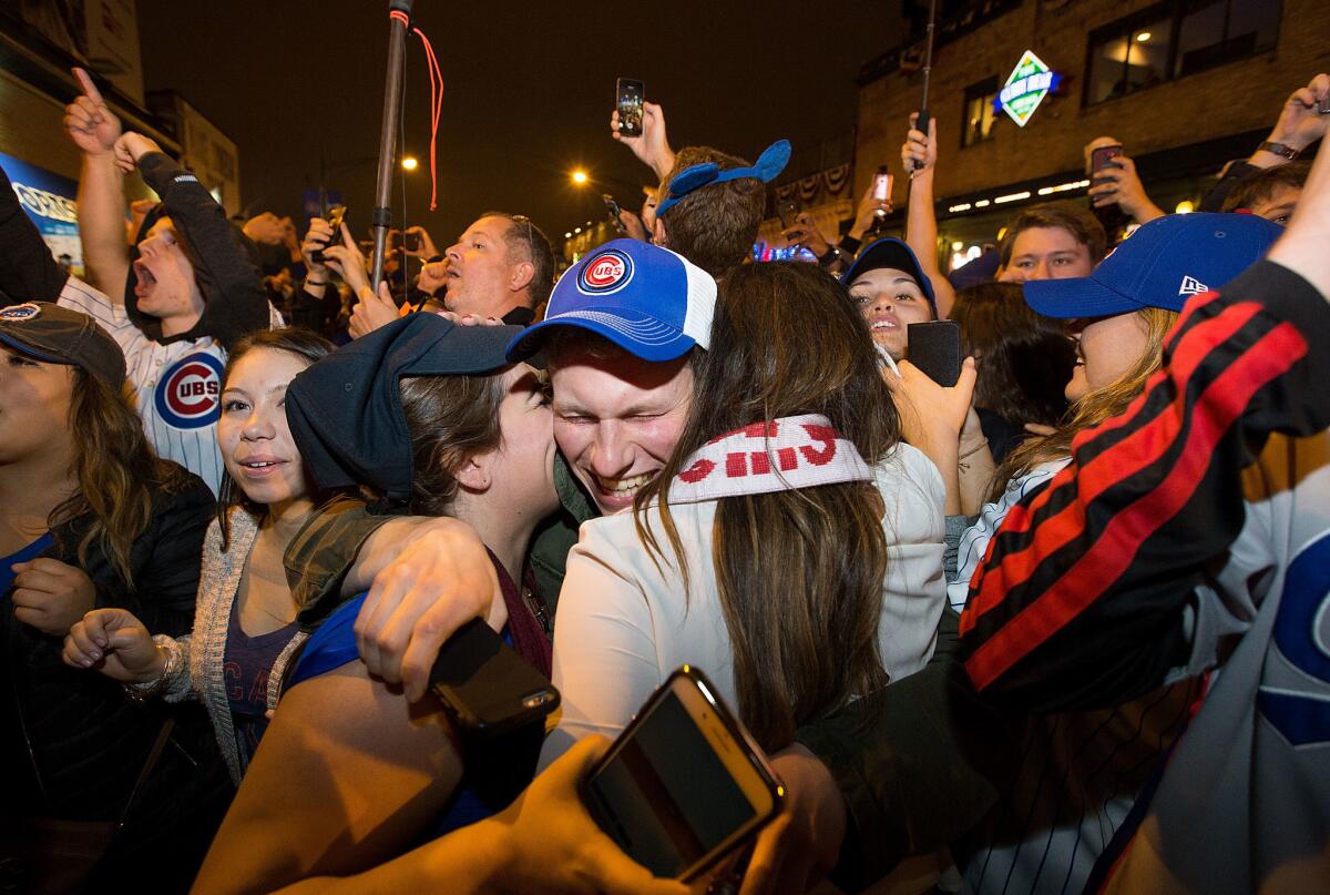 Chicago Cubs fans get wild but stay safe, more or less, while