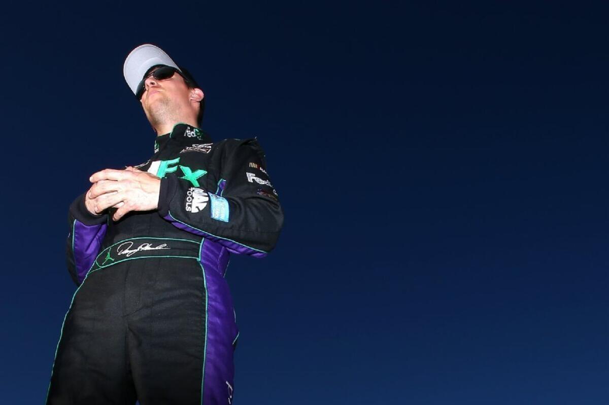 Denny Hamlin was fined $25,000 for "disparaging remarks" after the driver complained about the new race car and lack of passing at Sunday's Sprint Cup Series race at Phoenix International Raceway.