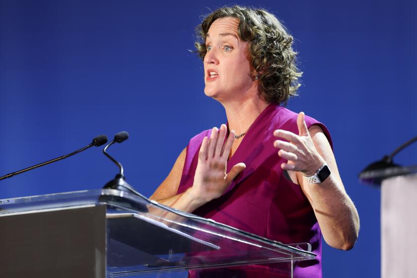 Steyer campaign staffer linked to video of rival Katie Porter berating staff - Los Angeles Times