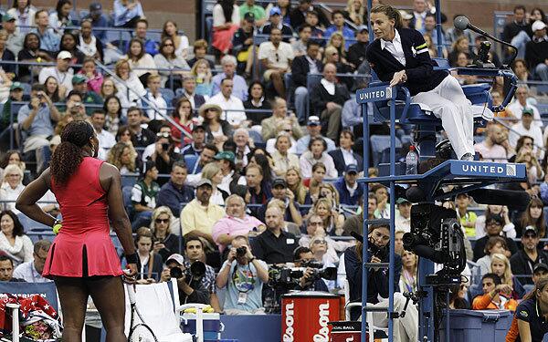 Serena Williams fined for outburst against Eva Asderaki at U.S. Open