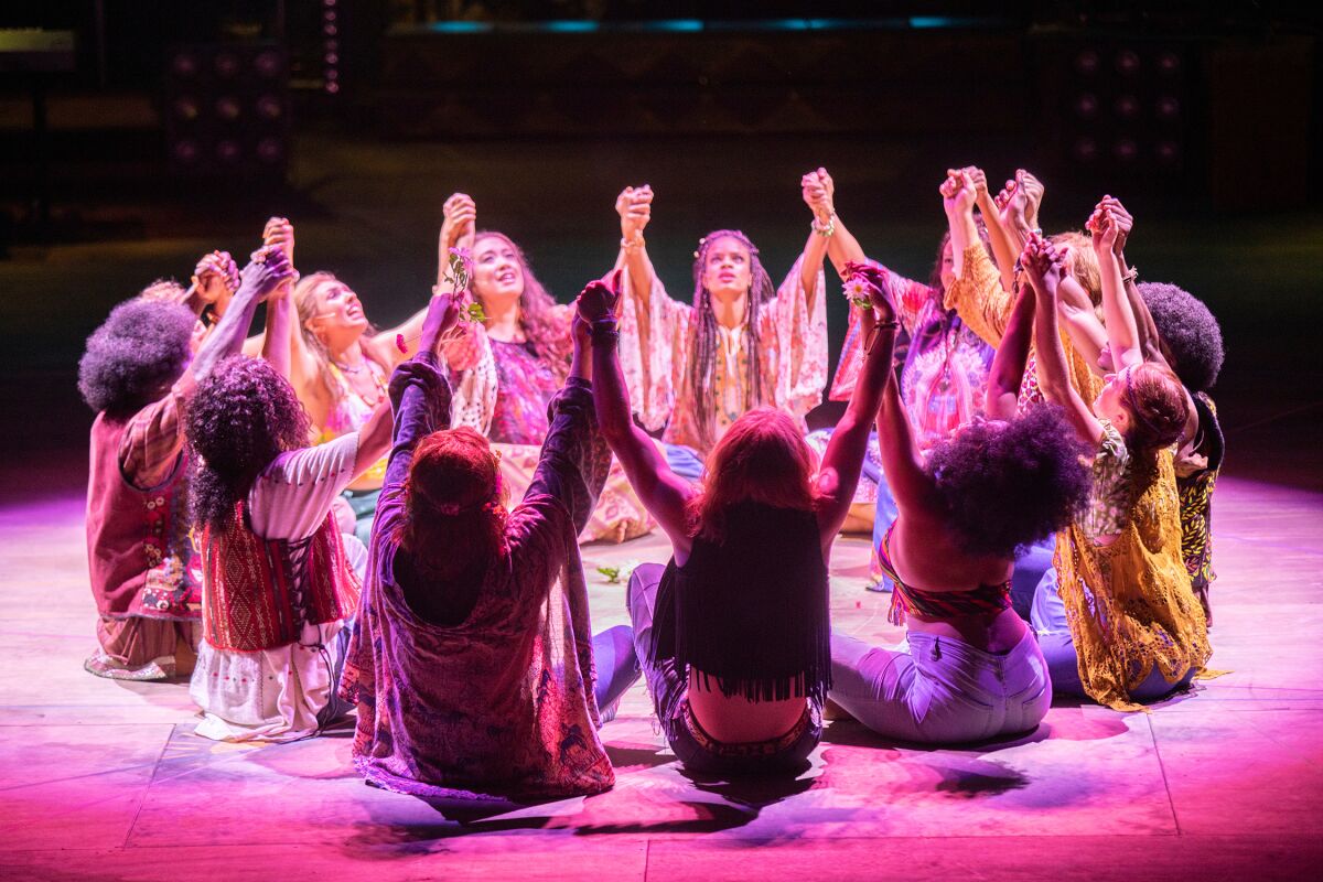 The cast of "Hair: The American Tribal Love-Rock Musical"