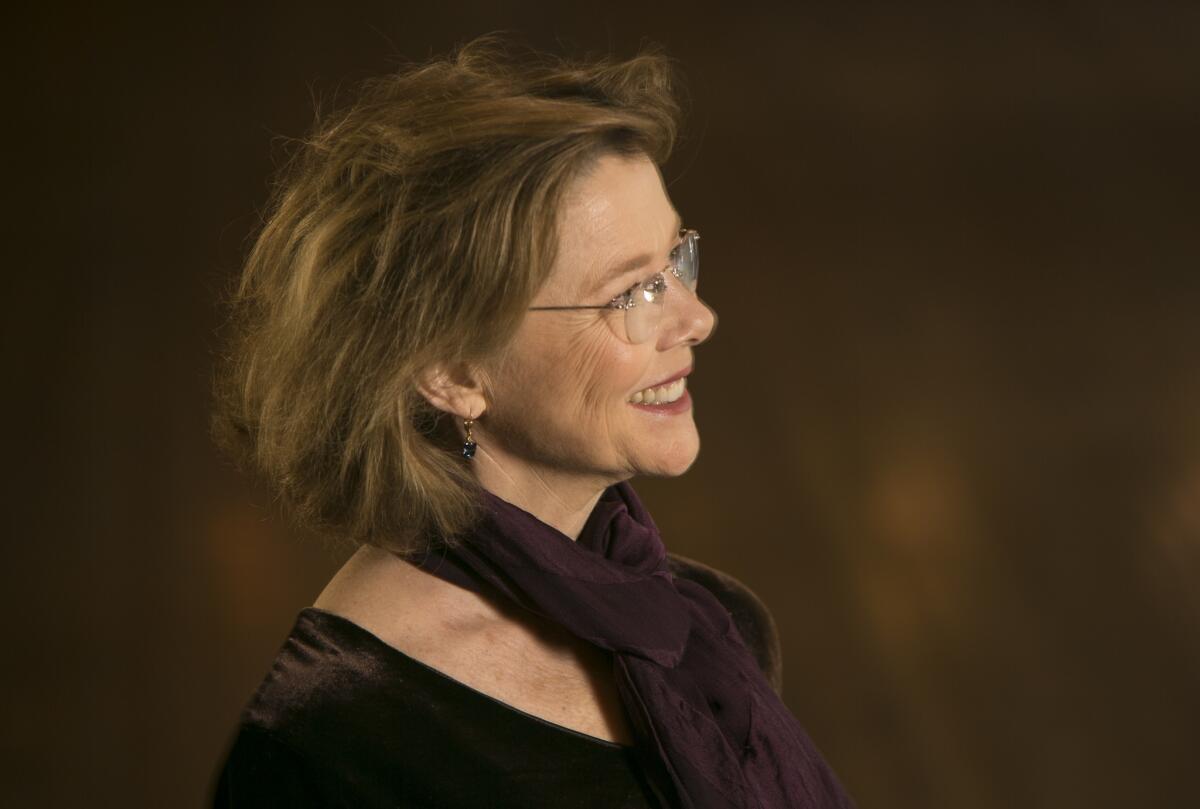 Annette Bening at the Geffen Playhouse in Los Angeles in March.