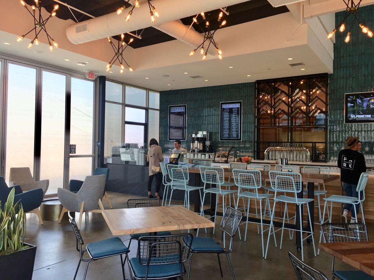 The interior of Park Commons