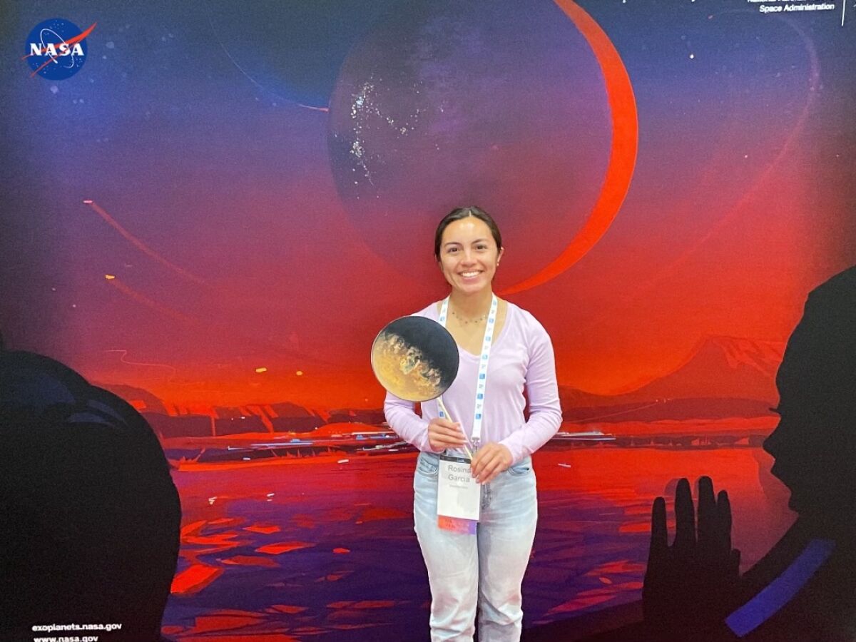 Rosina Garcia's NITARP research project will be on young stellar objects, "basically just baby stars,” she says.