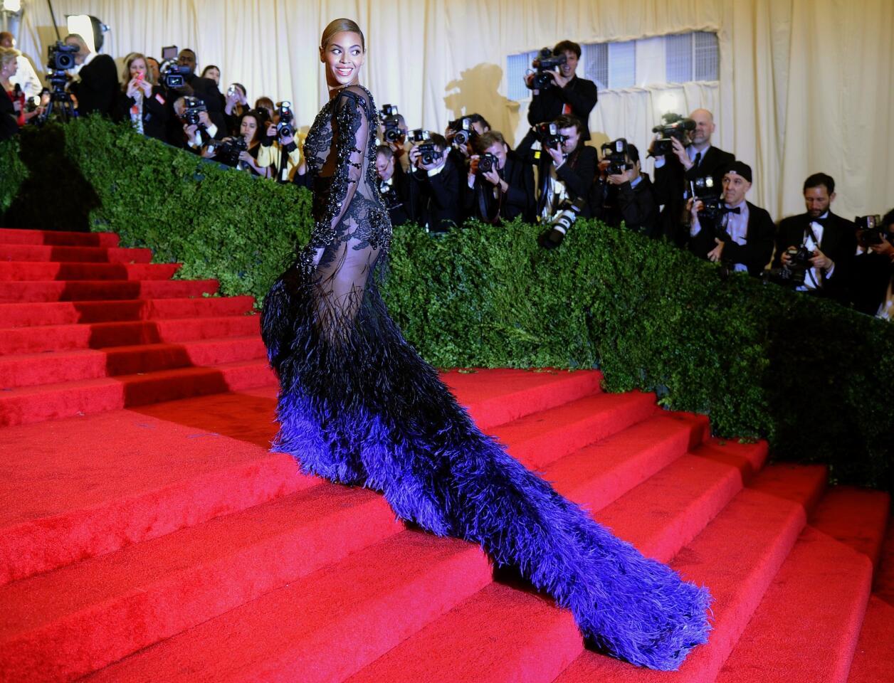 Beyonce at the Met Gala 2012