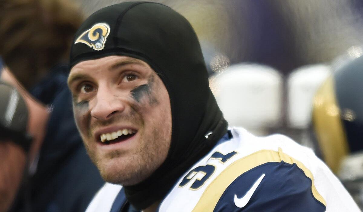 St. Louis Rams defensive end Chris Long during a game against Baltimore on Nov. 22.
