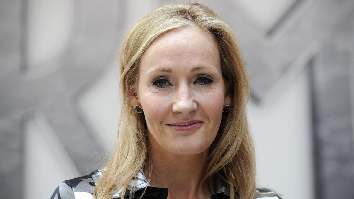 "Harry Potter" creator J.K. Rowling, pictured here in 2011.