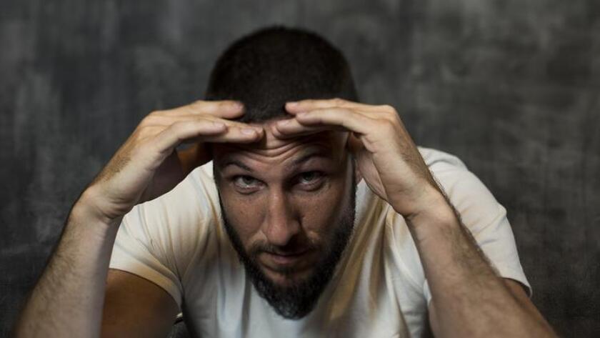 Pablo Schreiber of American Gods, photographed in the L.A. Times Hero Complex photo studio at Comic-Con 2016, in San Diego, July 22, 2016. (Jay L. Clendenin / Los Angeles Times)