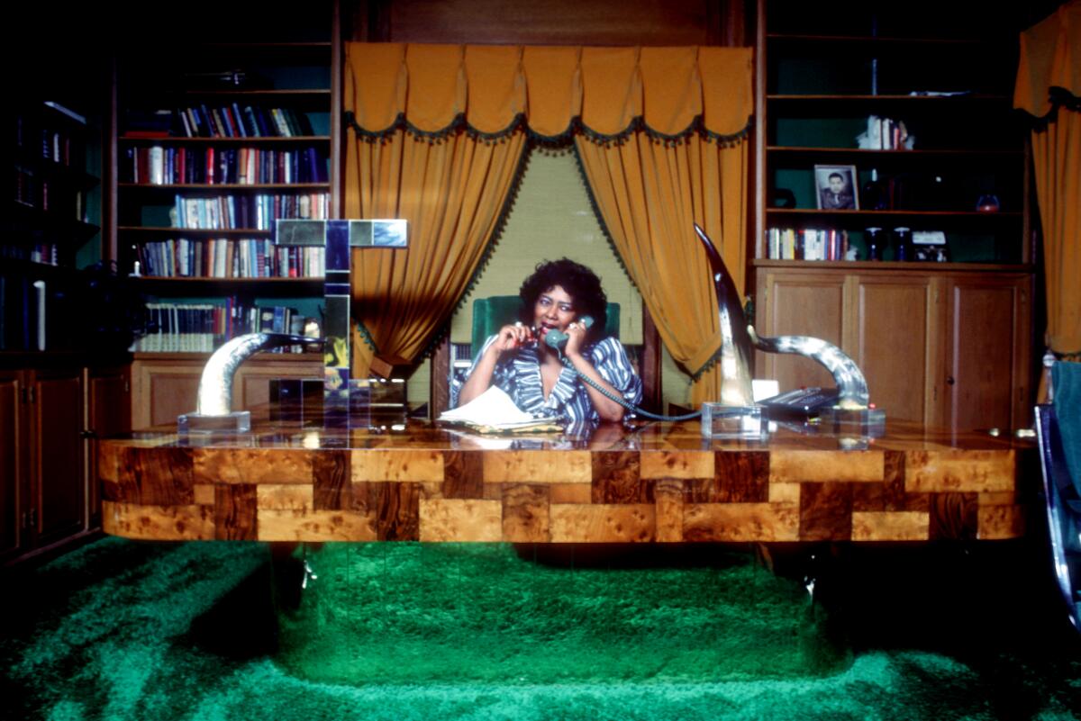 Sylvia Robinson at home in 1983.