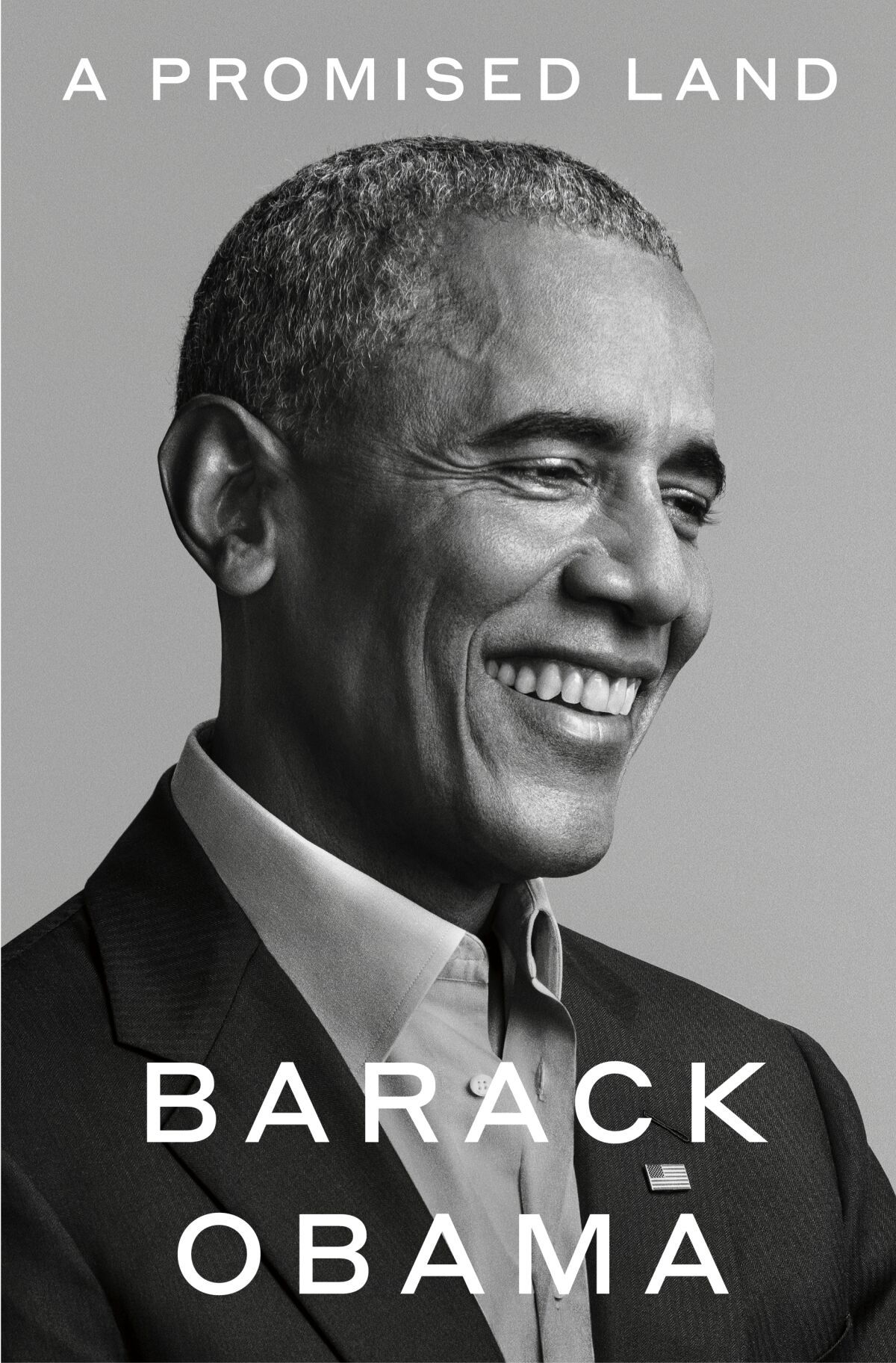 Book jacket for "A Promised Land" by Barack Obama. 