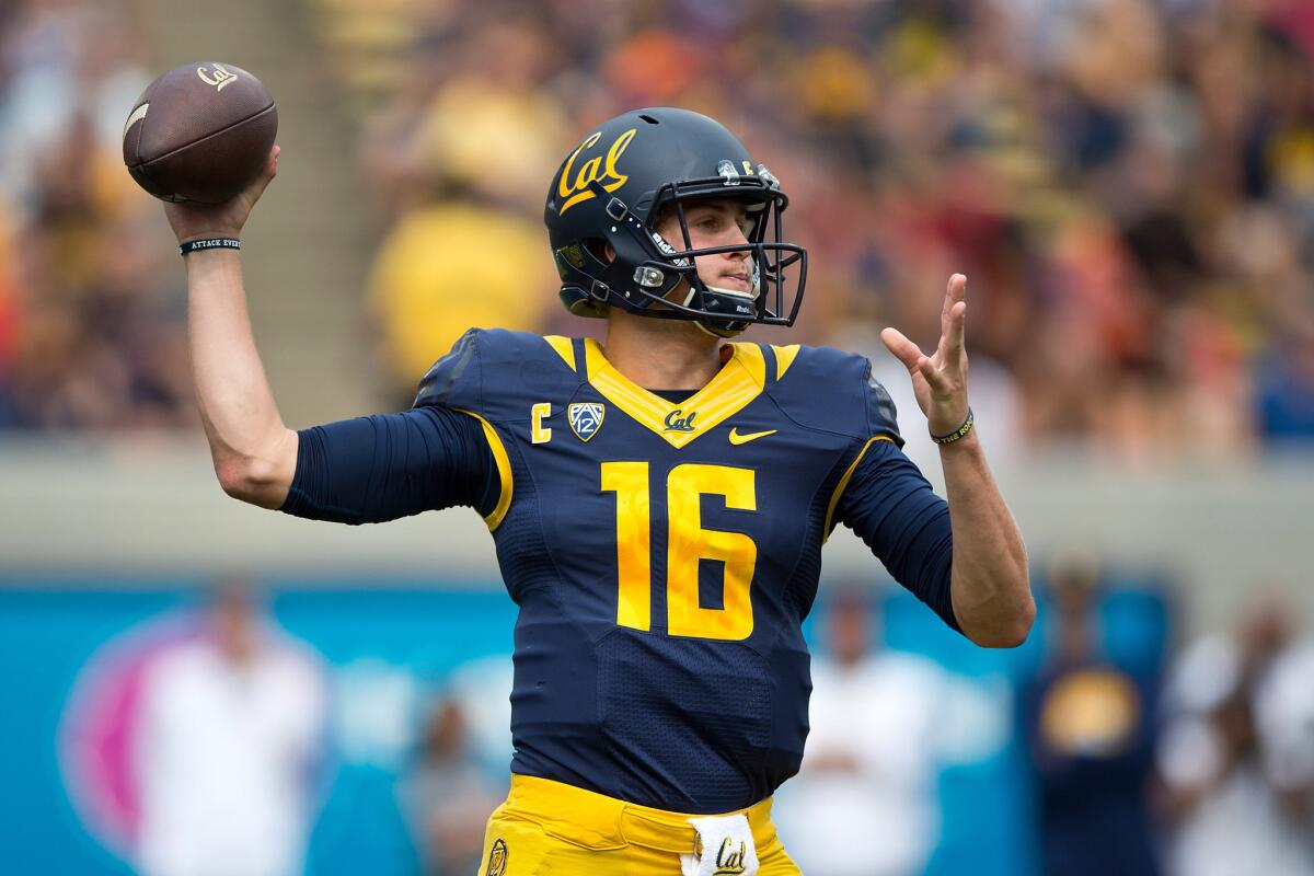 California quarterback Jared Goff will get a national stage when the Golden Bears take on Texas this weekend.