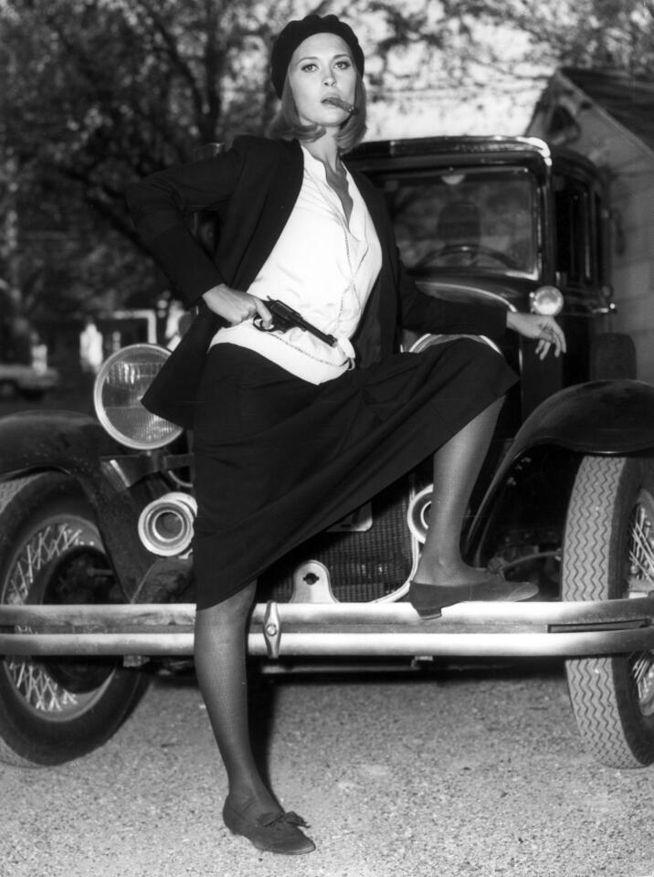Faye Dunaway at Bonnie Parker