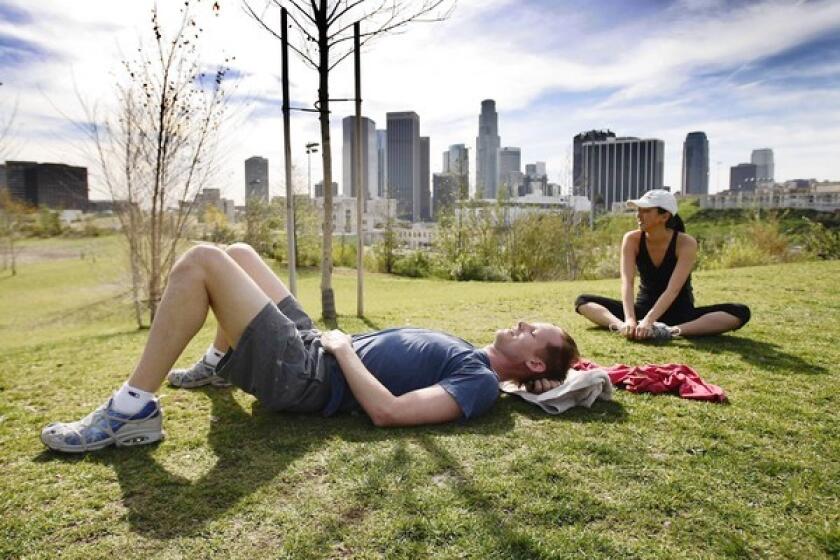 The climate in Los Angeles makes it easy to get out and get some exercise, one way to reduce your risk of heart disease.