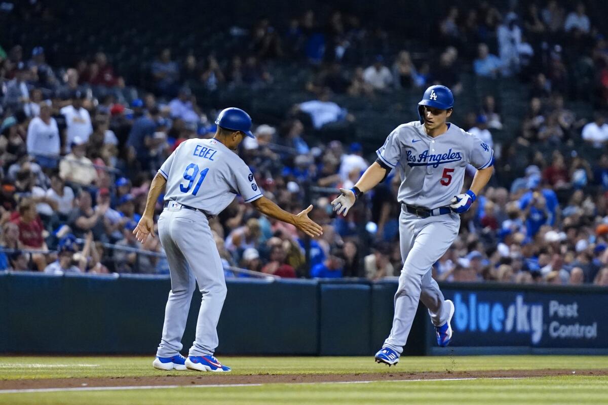 Seager 2 HRs, Urías, Dodgers win 100th, keep pace in NL West - The San  Diego Union-Tribune