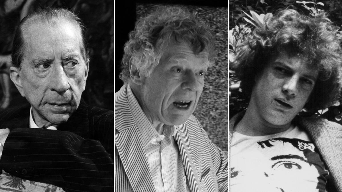 Family patriarch J. Paul Getty, left, son Gordon Getty and grandson J. Paul Getty III, who was kidnapped as a teen, in undated photos. The recent death of Andrew Getty, son of Gordon Getty, marks another tragic turn for the family.