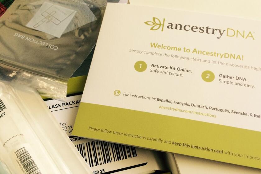 Ancestry kit goes to Utah for analysis: You gotta love that there’s a place where the townsfolk spend their workdays studying drool from all parts of the world.