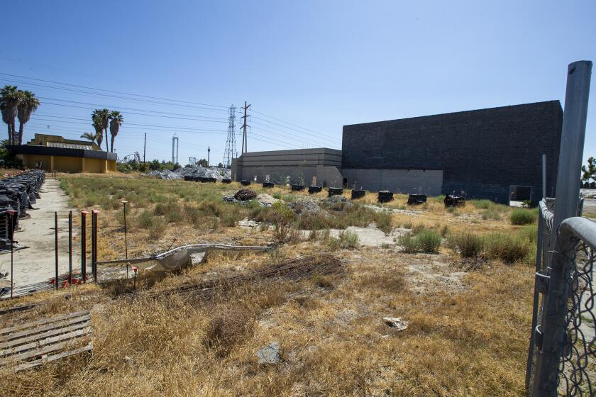 Buena Park, CA - July 26: The site of the former Butterfly Palladium construction plot in Buena Park. Photo taken on Tuesday, July 26, 2022 in Buena Park, CA. (Scott Smeltzer / Daily Pilot)